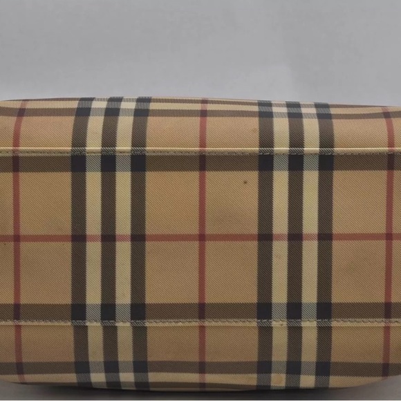 Authentic BURBERRY Vintage Nova Check Leather Hand Bag Beige (need to be fixed) - Picture 9 of 16